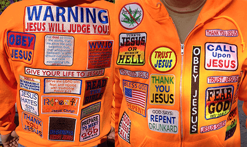 Patch jacket